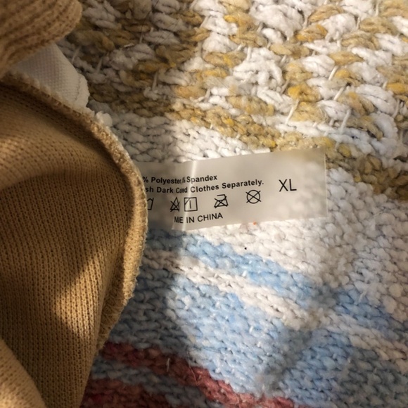 Tan and Cream Women's Swim Set - Picture 4 of 4